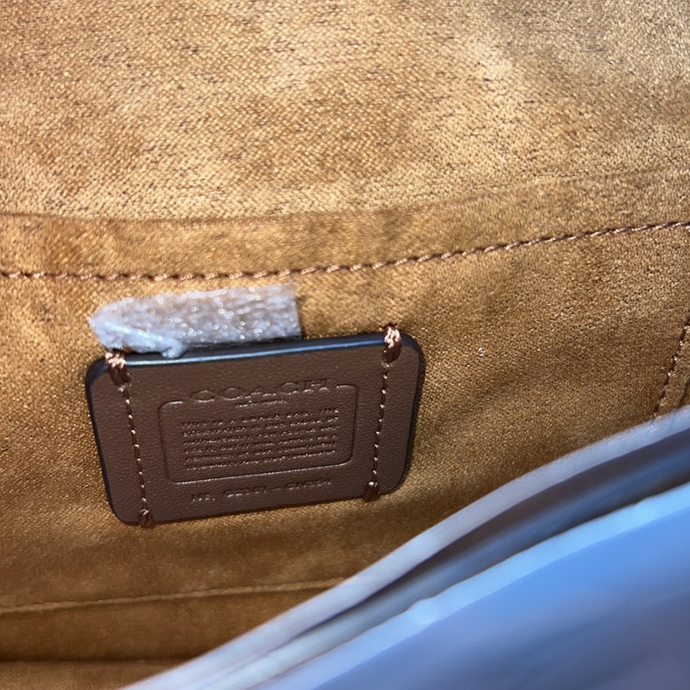 🩷HP🪅NWT COACH MINI KLARE CROSSBODY WITH SILVER RIVETS - Picture 14 of 16